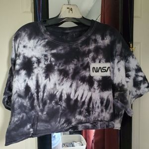 Short Sleeve NASA Crop Top